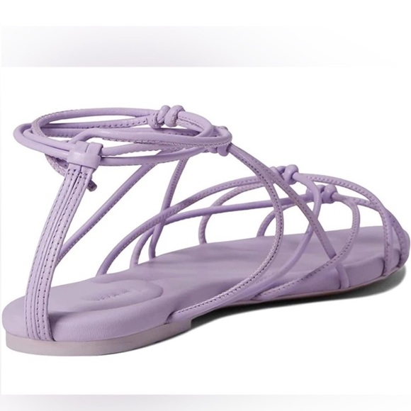 Vince Womens Kenna Purple Ankle Strap Sandals - Picture 2 of 12